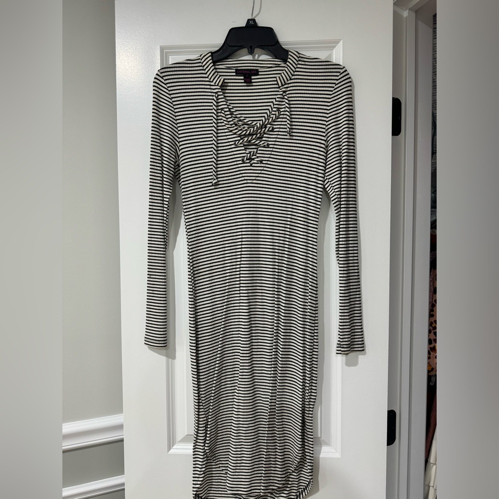 Material Girl Size S striped dress